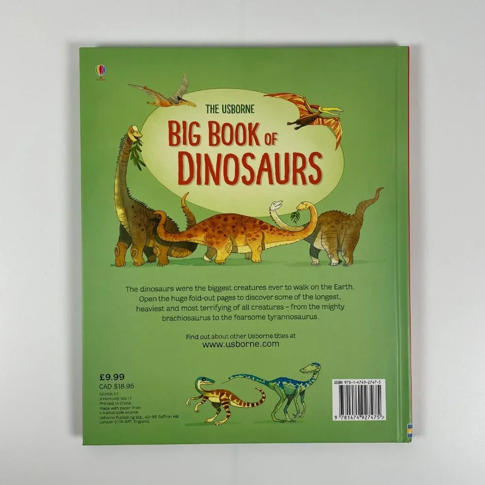 🍋 4/$20  The Usborne Big Book of Dinosaurs | Kids Books Childrens Books - Picture 6 of 7